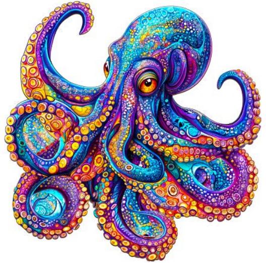 Colorful Octopus (S)