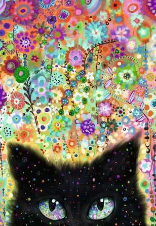 Puzzle Moment: Kaleidoscope Kitty 300pc