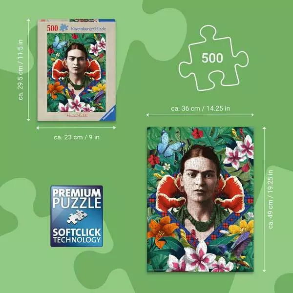 Frida Kahlo, Blooming Fantasy 500pc