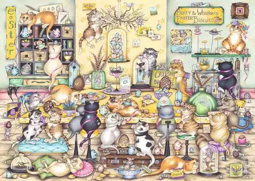 Crazy Cat's Easter Eggstravaganza 1000pc