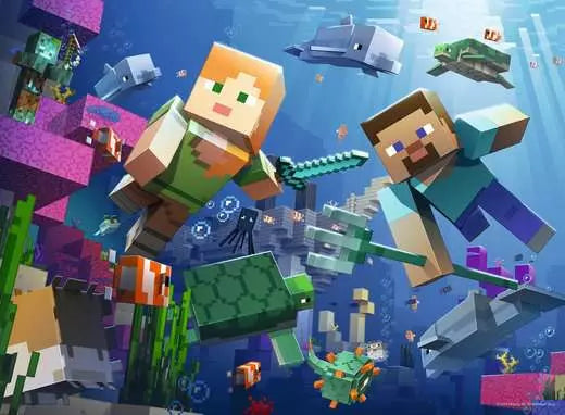 Minecraft Underwater 200pc