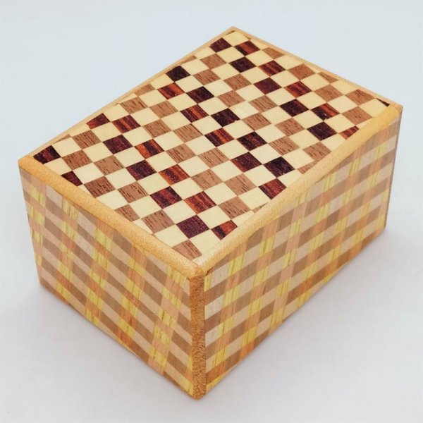 12 Steps Ichimatsu Himitsu-bako (Authentic Japanese Puzzle Box)