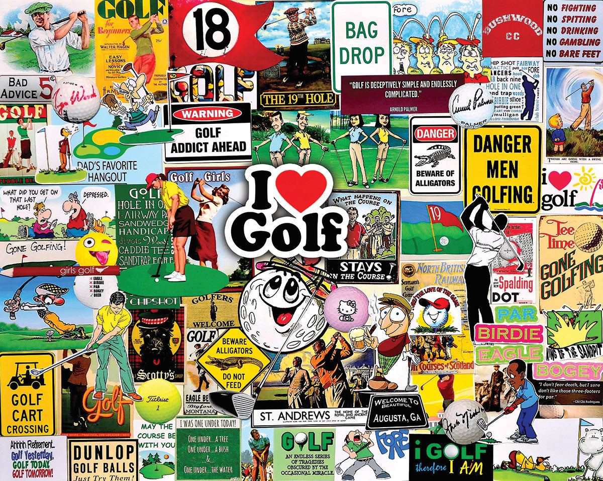 I Love Golf 1000pc
