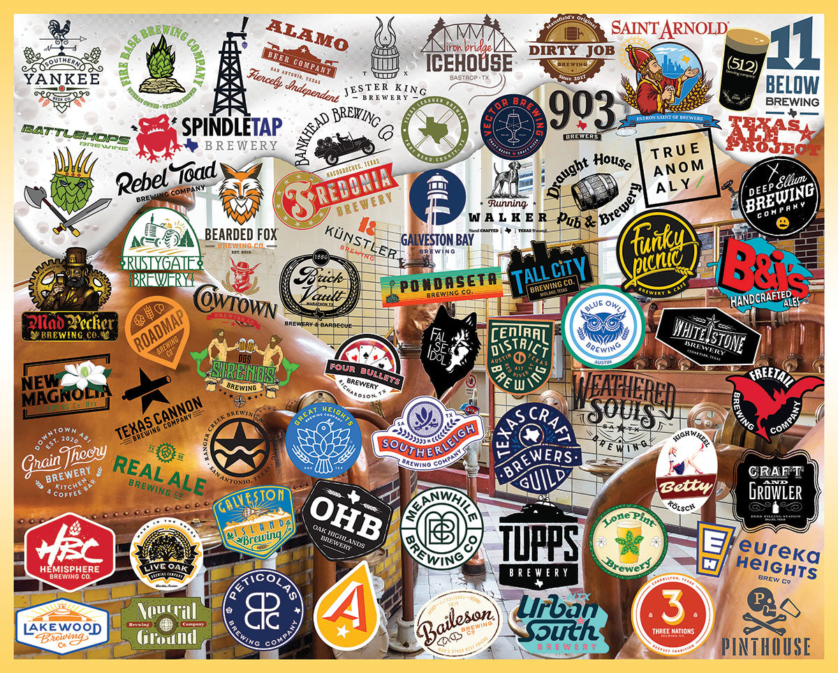 Texas Craft Beer 1000pc