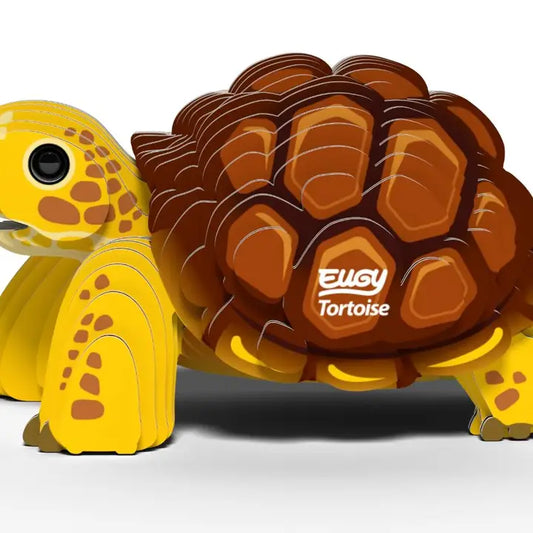 Eugy 3D Wood Puzzle: Tortoise
