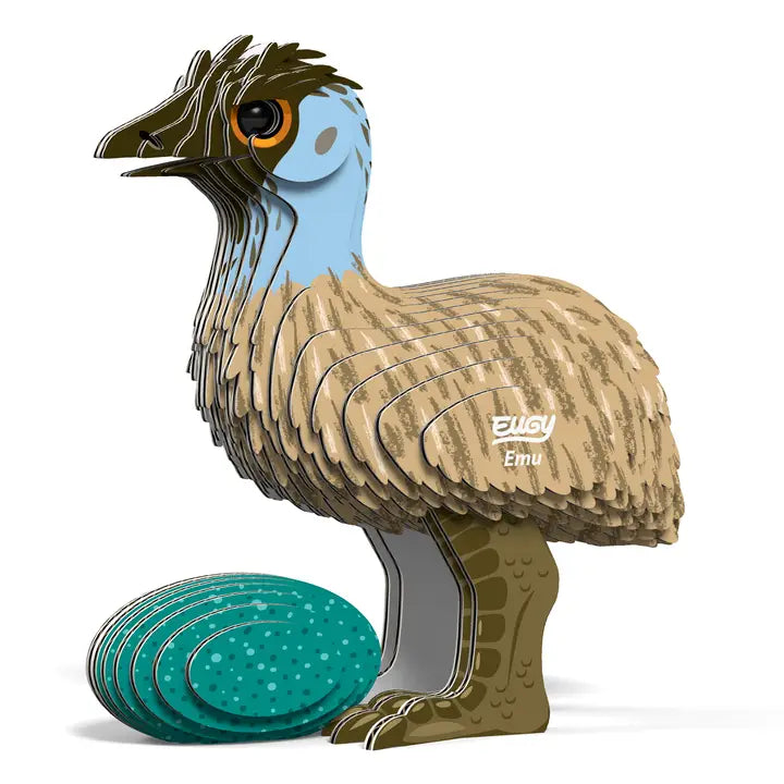 Eugy 3D Wood Puzzle: Emu