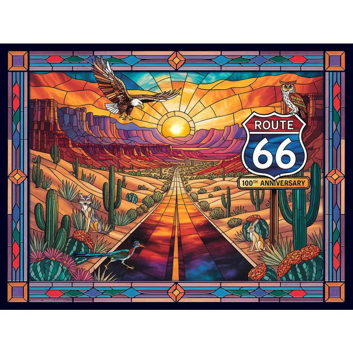 Route 66 - Hit the Road Again 500pc