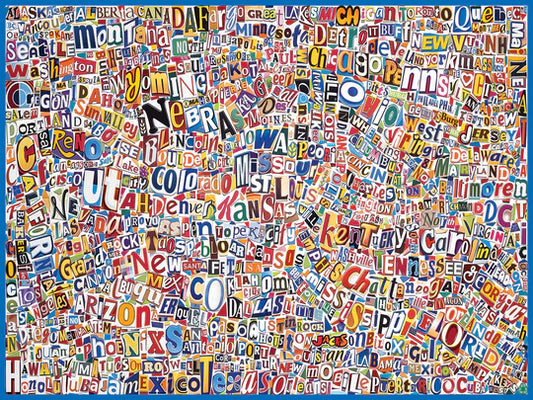 USA Word Map 500p