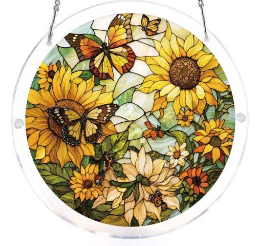 Acrylic Suncatcher Jigsaw Large: Sunflower Whispers 83pc