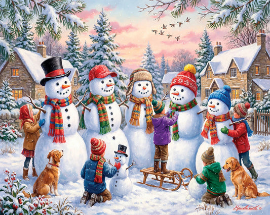 Building Snowmen 500pc