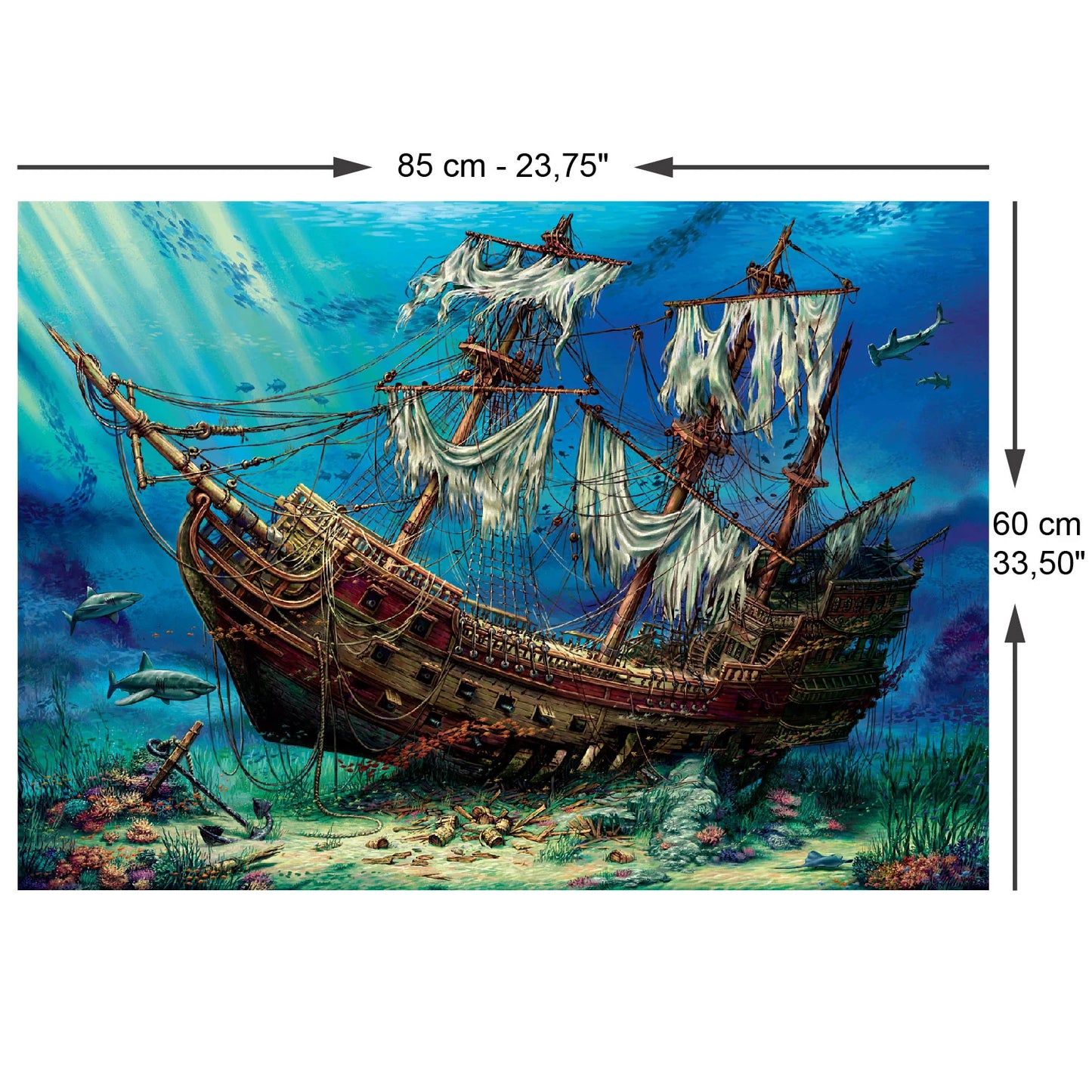 Shipwreck Sea 1500pc