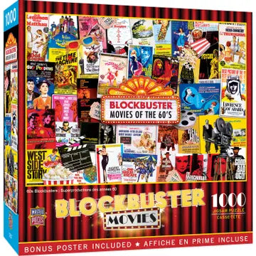 60's Movies Blockbusters 1000pc