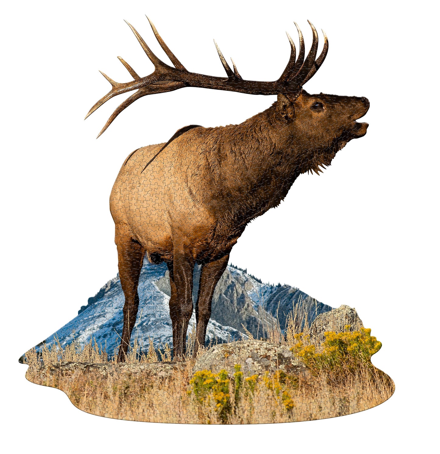 I AM Elk - Shaped 1000pc