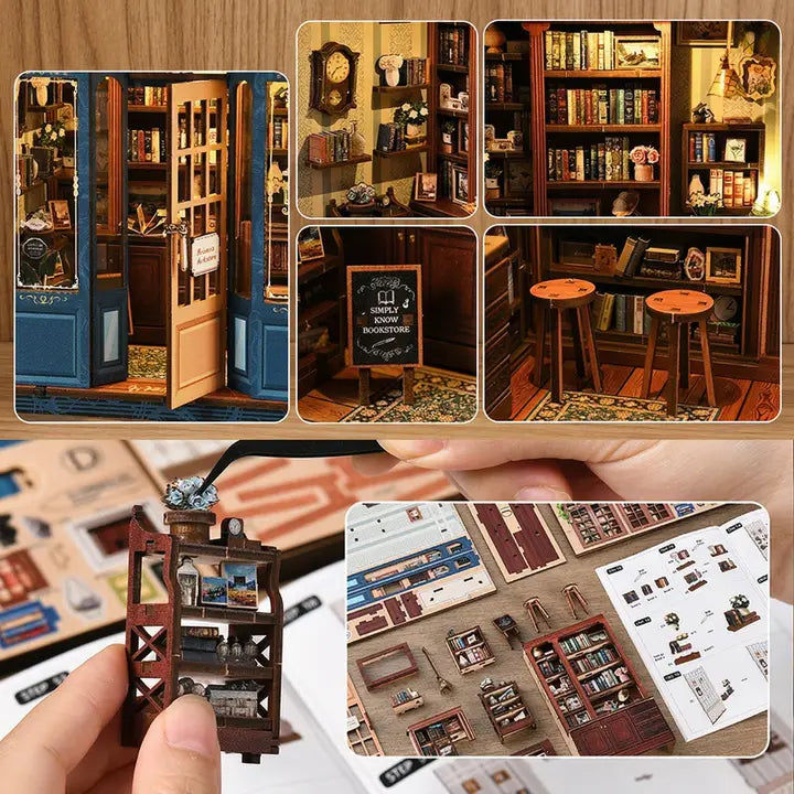 Miniature House Kit: Indigo Story Parlor