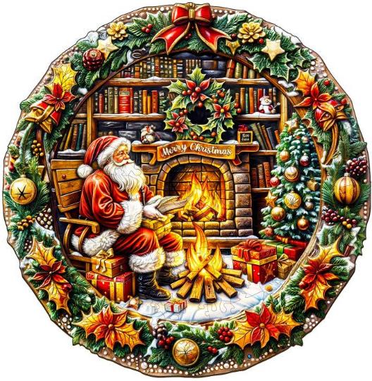 Fireside Santa (L)