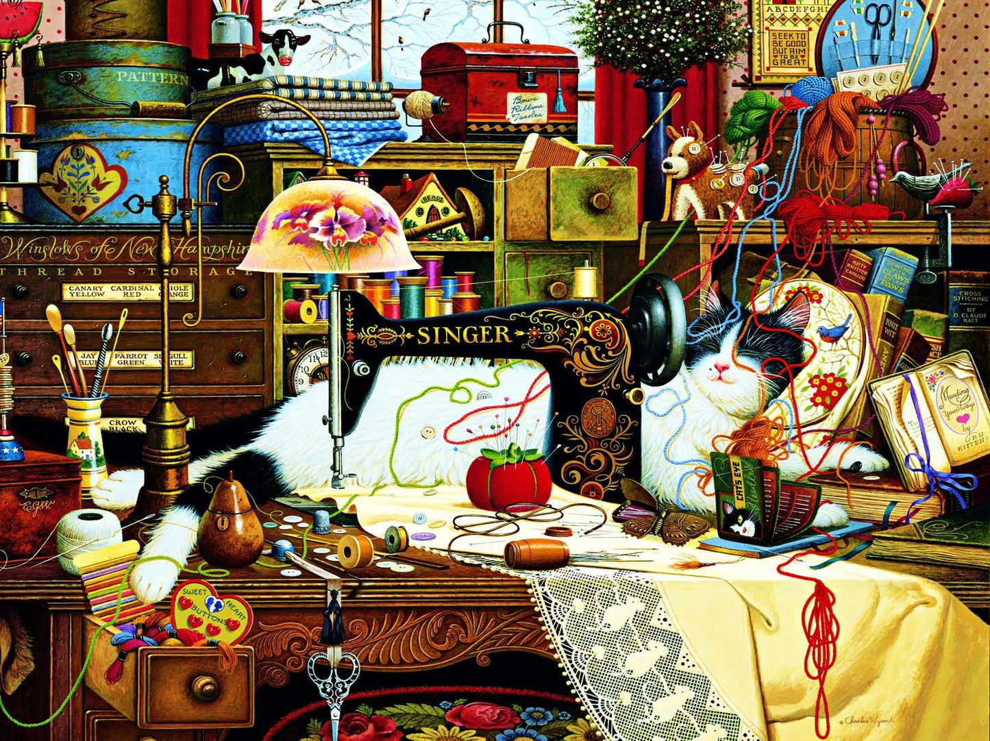 Charles Wysocki: Maggie the Messmaker 2000pc