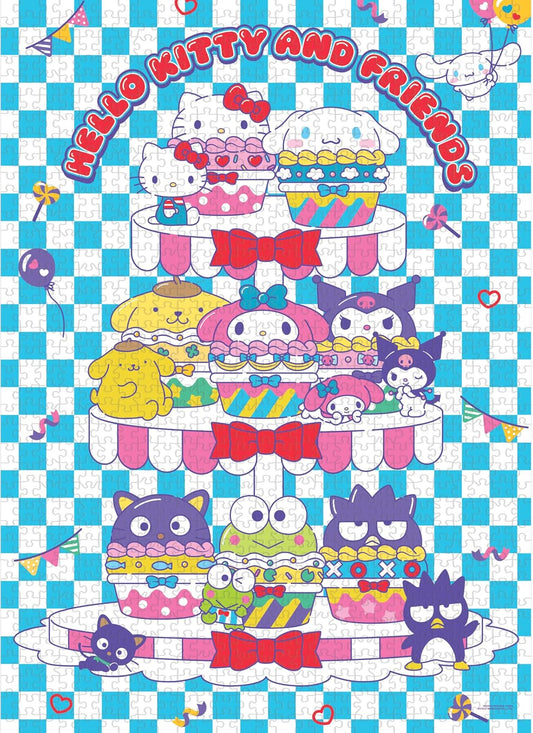 Hello Kitty and Friends Sweet Cupcakes 1000pc