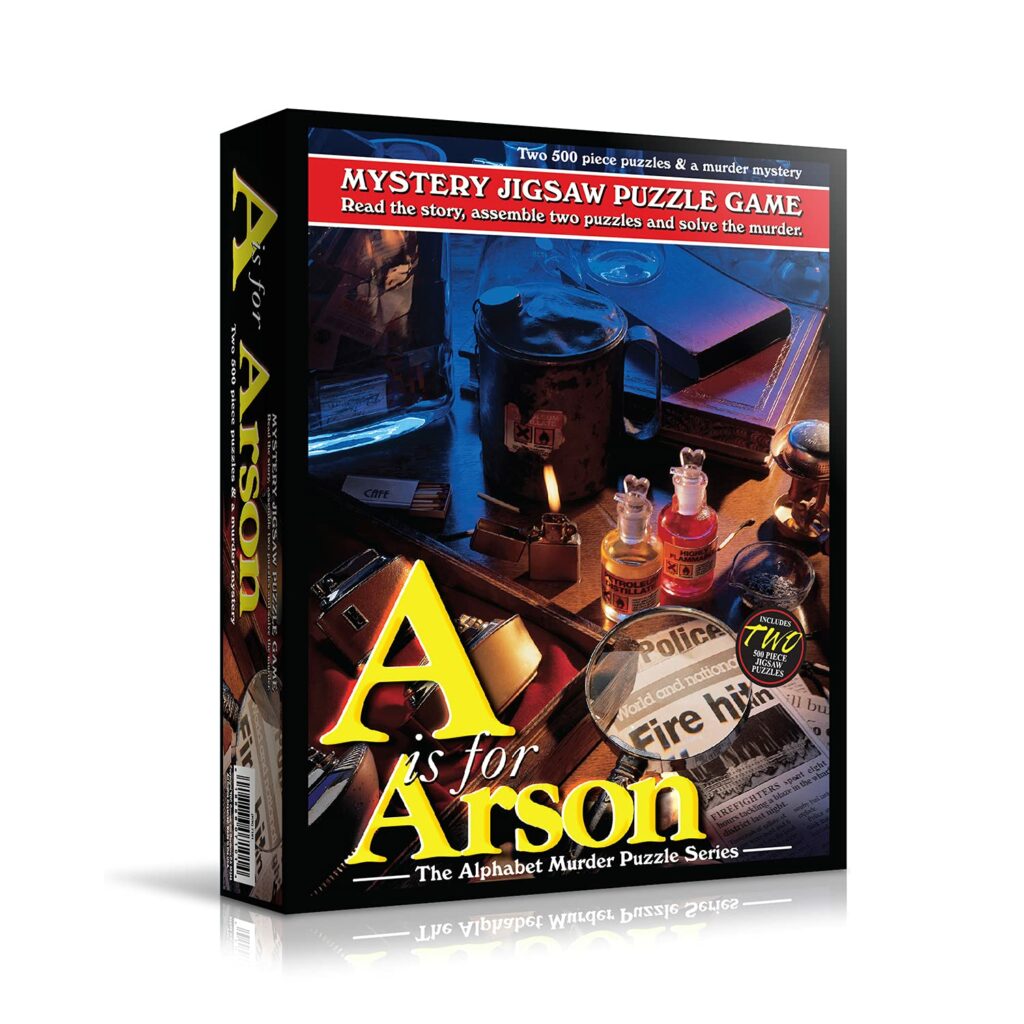 A is for Arson - Mystery Puzzle 500pc x 2