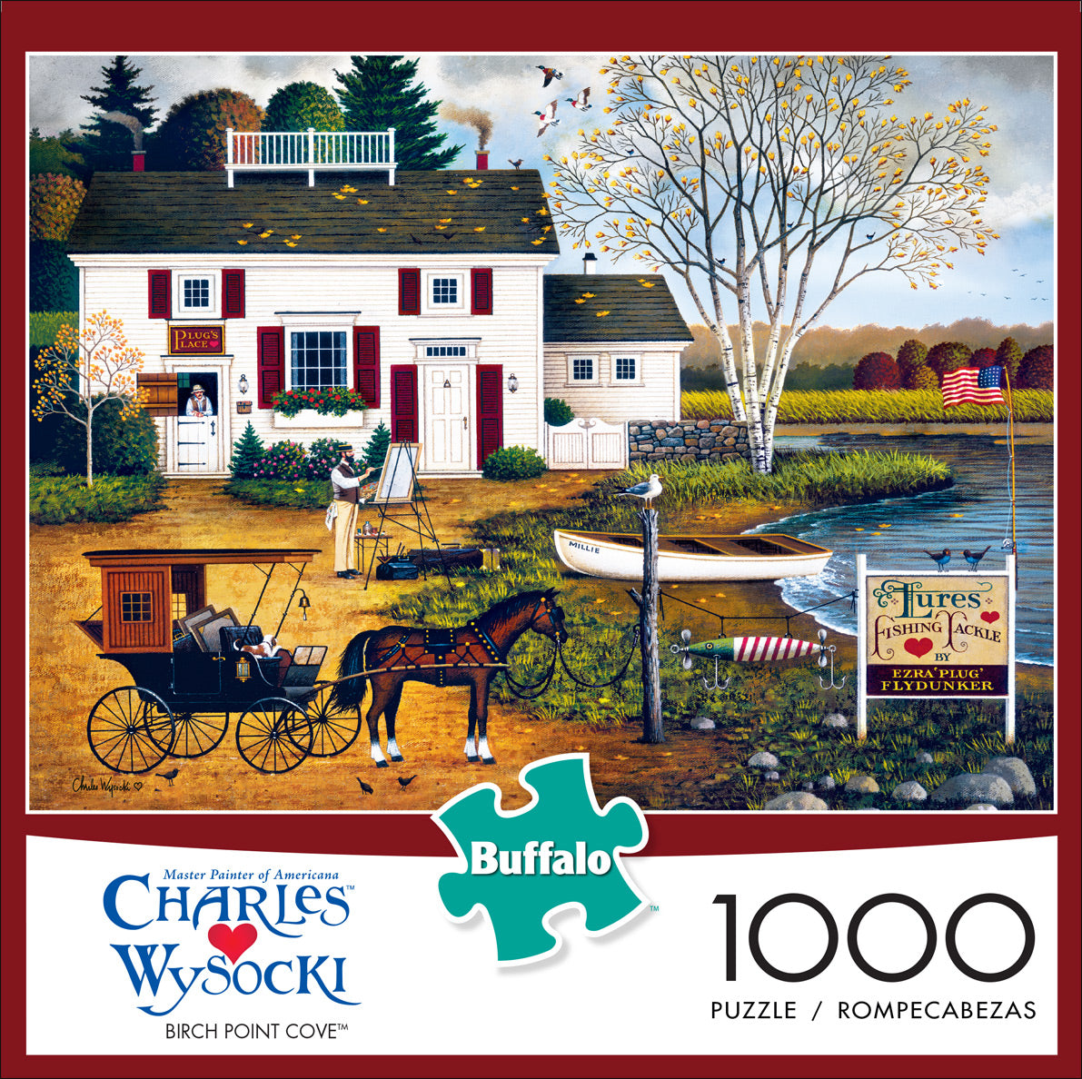 Charles Wysocki Birch Point Cove 1000pc