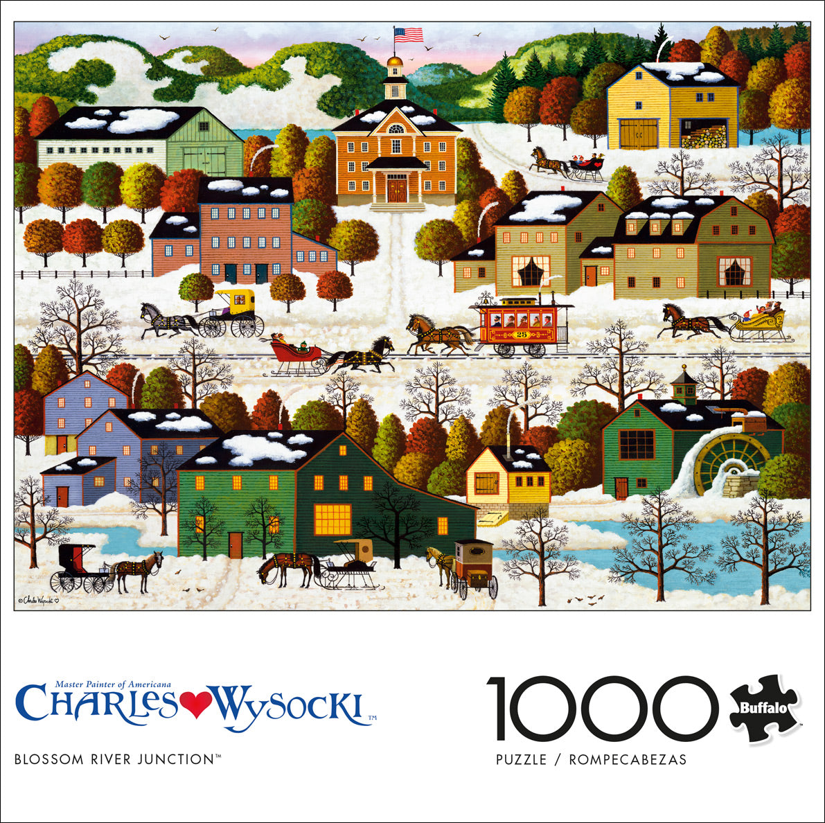 Charles Wysocki Blossom River Junction 1000pc