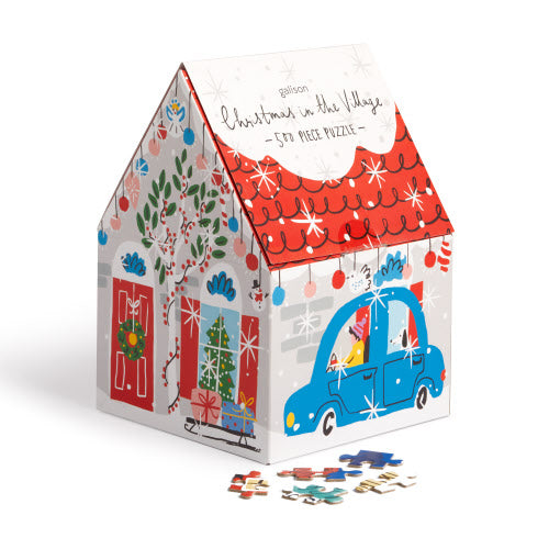 Christmas in the Village House Box 500pc