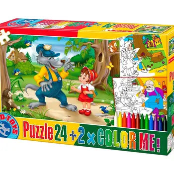 Color Me Little Red Riding Hood 24pc