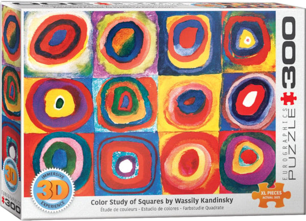 Color Study of Squares (Kandinsky) 3D Lenticular 300pc