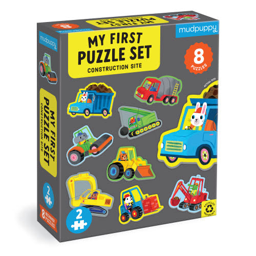 My First Puzzle Set - Construction Site 8x2pc