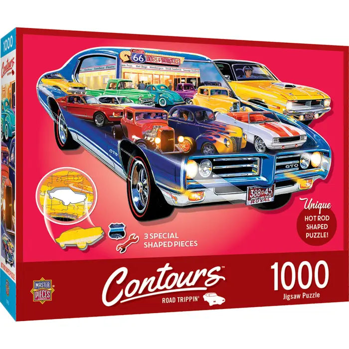 Contours - Road Trippin' Shaped 1000pc