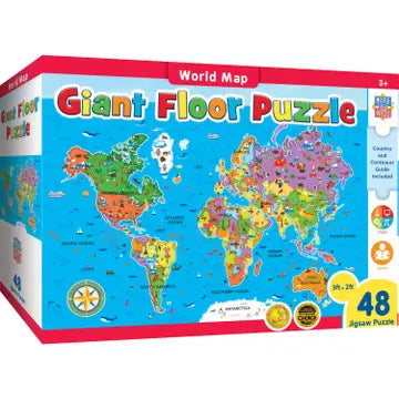 Explorer - World Map (Floor) 48pc