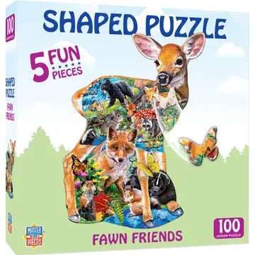 Fawn Friends Shaped - 100pc