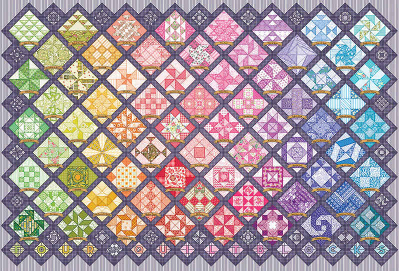 Four Square Quilt Blocks 2000pc