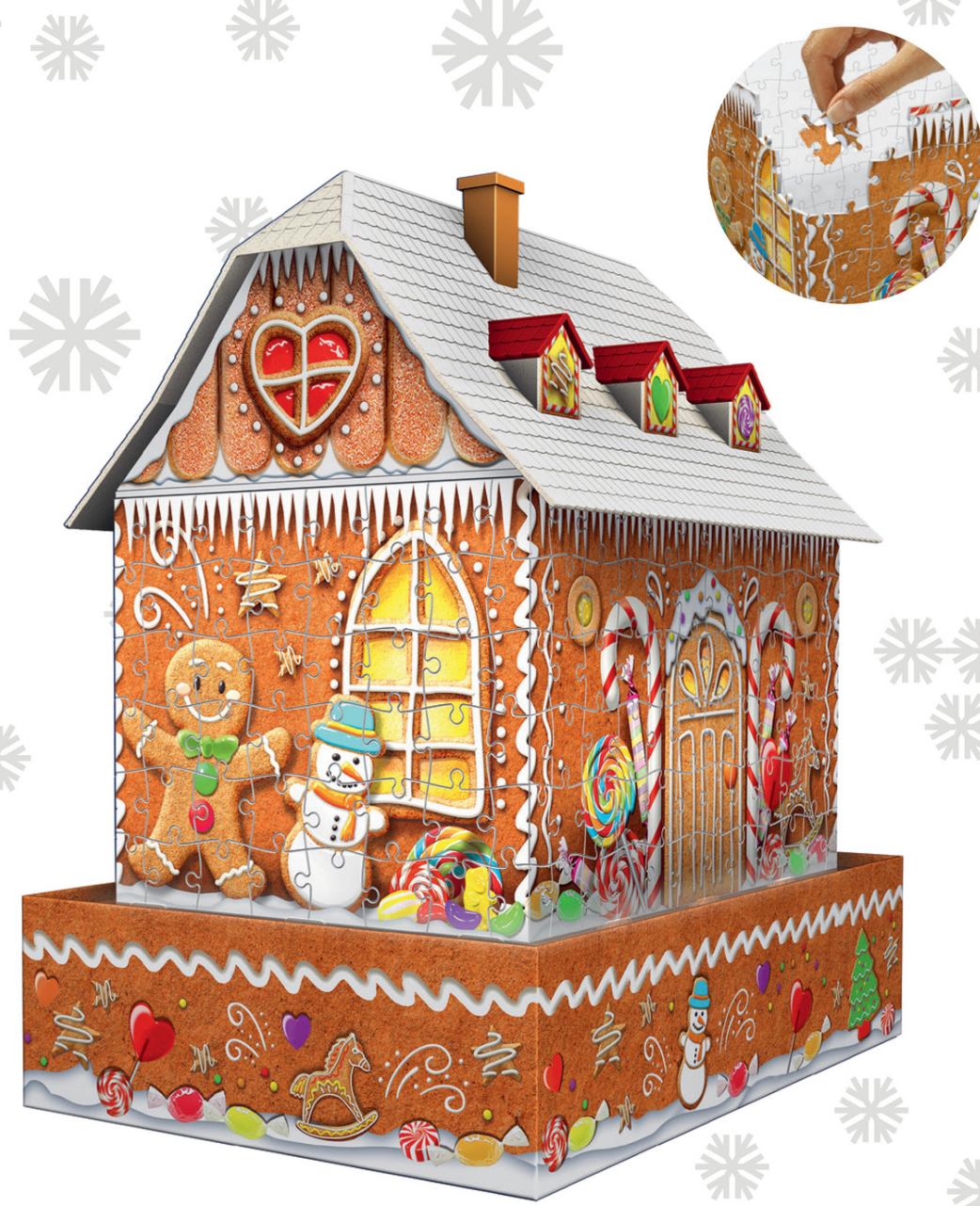 Gingerbread House 3D - Night Edition 216pc