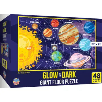 Glow in the Dark - Our Solar System (Floor) 48pc