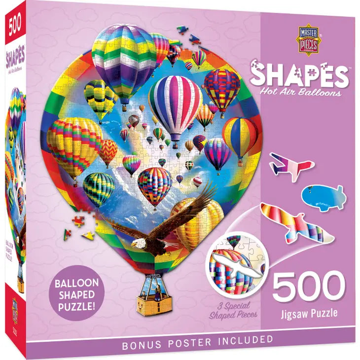 Hot Air Balloon Shaped 500pc