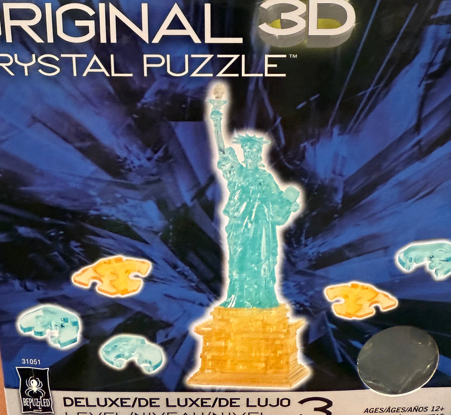 Deluxe Crystal Puzzle - Statue of Liberty