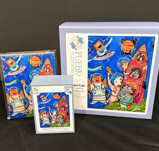 Space Cats by Michelle Lopez (Multiple Piece Counts)