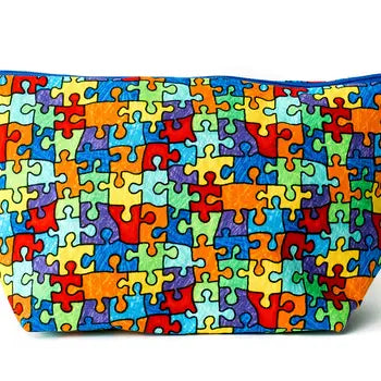 Jigsaw Cosmetic Bag