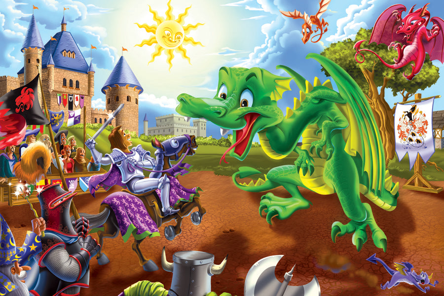 Knights and Dragons (Floor) 36pc