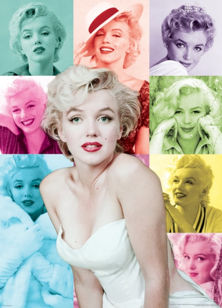 Marilyn Monroe Color Portraits 1000pc