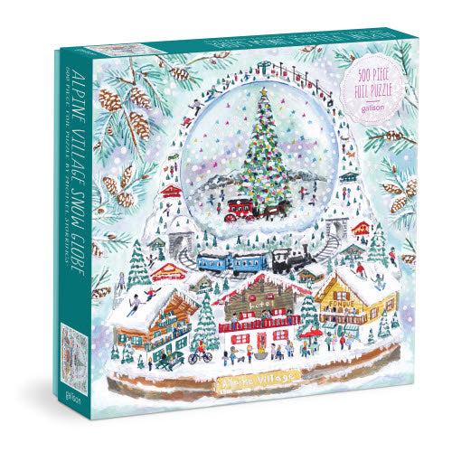 MIchael Storrings Alpine Village Snow Globe 500pc