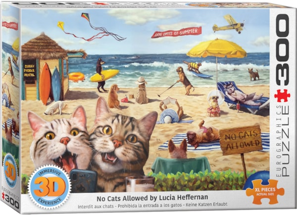 No Cats Allowed 3D Lenticular 300pc