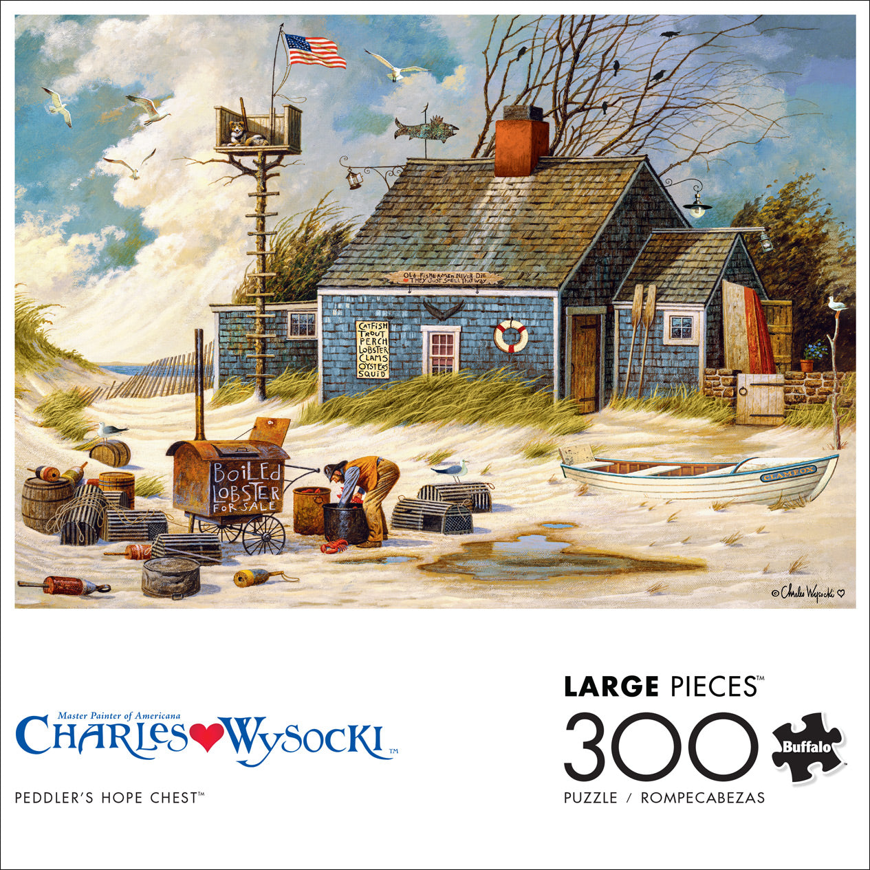 Charles Wysocki Peddler's Hope Chest 300pc