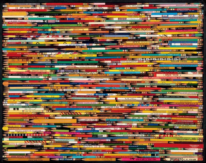 Pencil Collage 1000pc