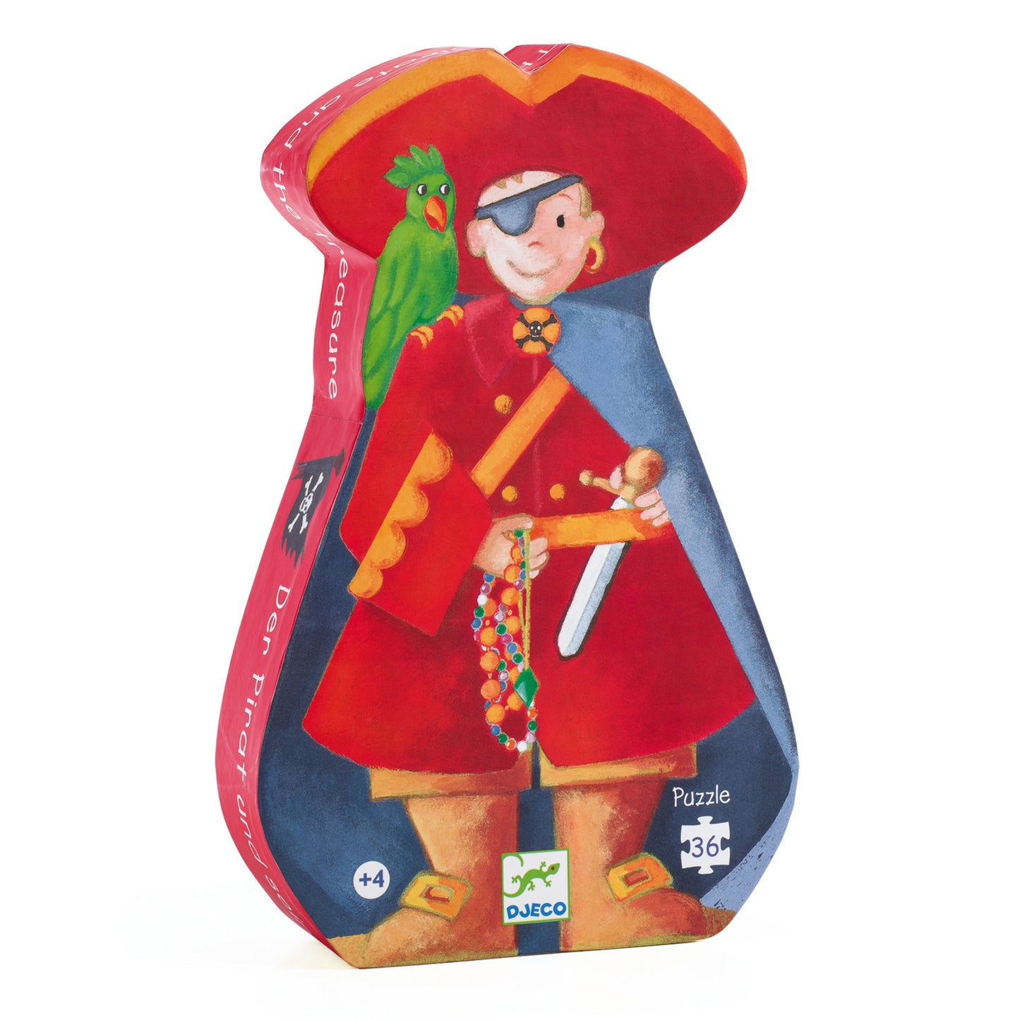 Pirate & Treasure Silhouette Puzzle