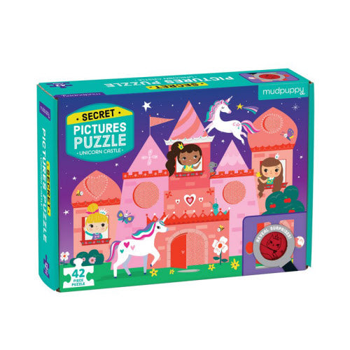Secret Pictures Puzzle - Unicorn Castle 42pc