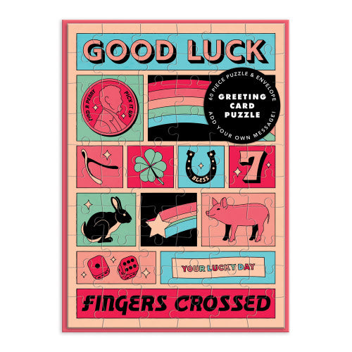 Good Luck Greeting Card 60pc