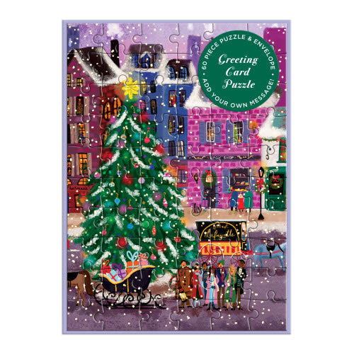 Christmas Square Greeting Card 60pc