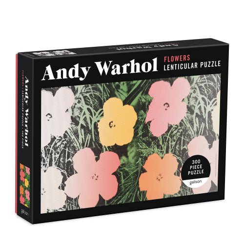 Andy Warhol Flowers Lenticular 300pc