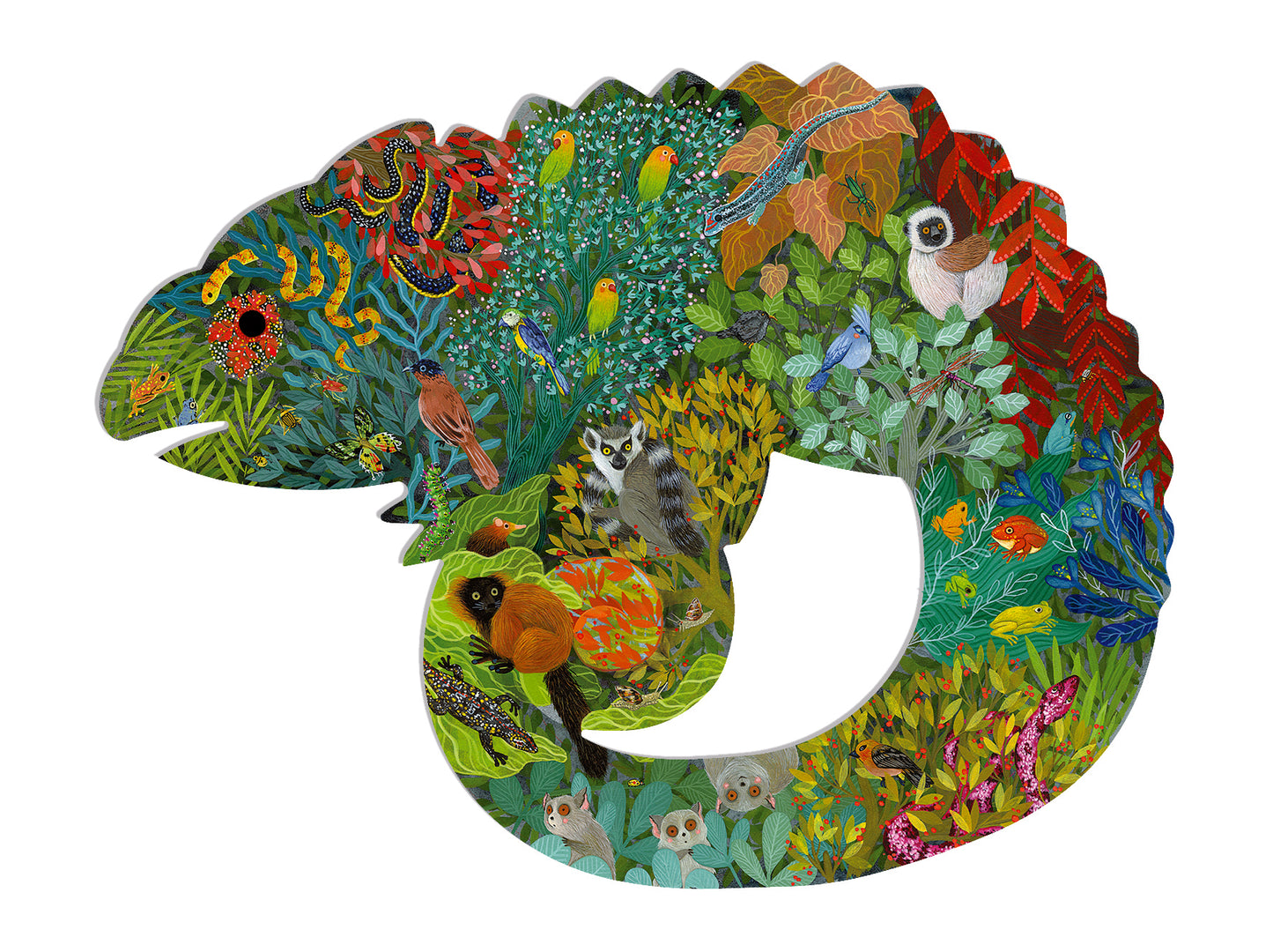 Puzz'art Chameleon Shaped